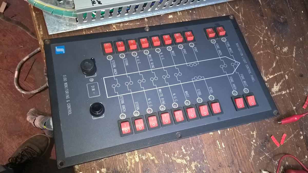 Navigation Lighting control panel Hellenic Electronic Automation